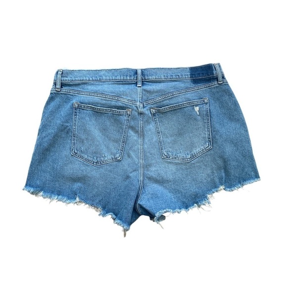 NWT Abercrombie & Fitch The Mom Shorts High Rise Distressed Women’s 35 - Picture 14 of 14